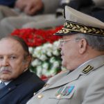 Le Président et le chef d'état-major de l'ANP à Cherchell en 2011. New Press